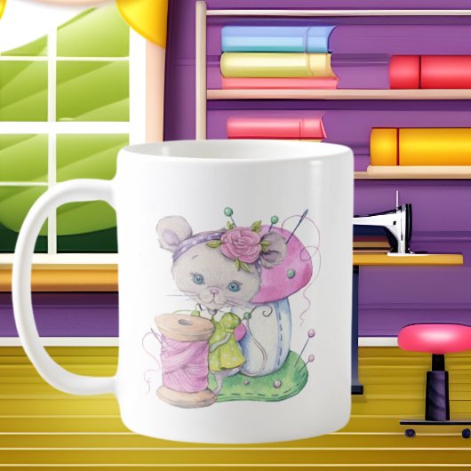 Mug folle couturière