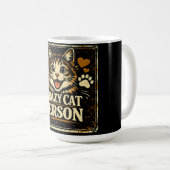 Mug Folle de chats - Fierté d'obsession féline Amour (Devant droit)