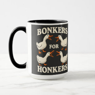 Mug Folle de l'oie modèle Oie Amoureux Gif