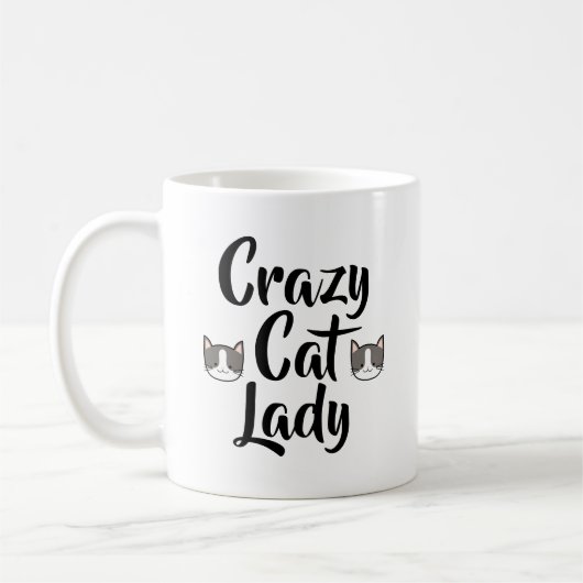 Mug Folle des chats (Gauche)