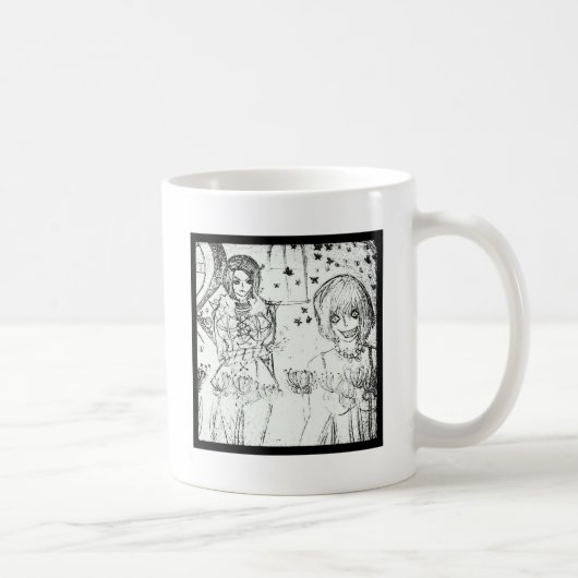 Mug folle fille et fou jolie fille (Droite)