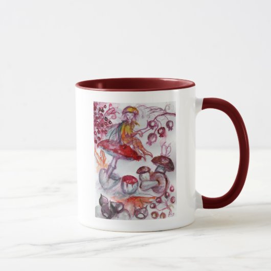 Mug FOLLET MAGIQUE DE CHAMPIGNONS Imaginaire Floral Ro (Droite)