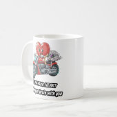 Mug Follow your heart take your brain (Devant gauche)