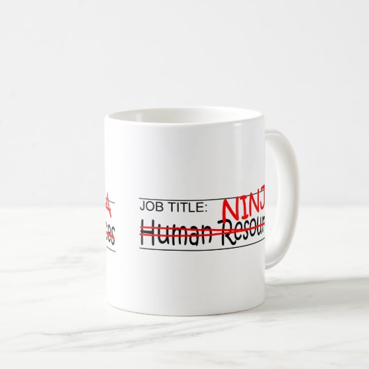 Mug Fonction Ninja - heure (Devant droit)