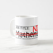 Mug Fonction Ninja - mathématicien (Devant gauche)