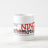 Mug Fonction Ninja - mathématicien (Centre)