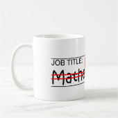 Mug Fonction Ninja - mathématicien (Gauche)