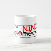 Mug Fonction Ninja - optométriste (Centre)