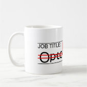 Mug Fonction Ninja - optométriste (Gauche)