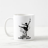 Mug Fonctionne Au Café Et Ballet Prof De Danse Drôle (Gauche)