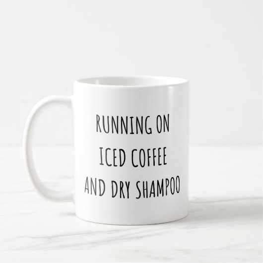 Mug Fonctionne Au Café Glacé Et Au Shampooing Sec Mama (Gauche)