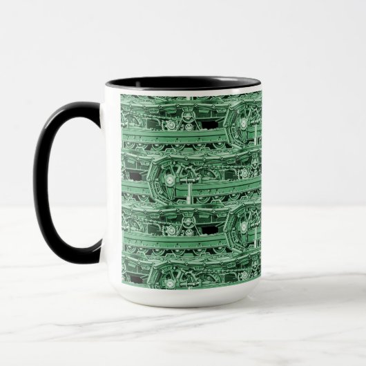 MUG FONCTIONNEMENT INGÉNIEUR CRANE OPÉRATEUR TANK VERT (Gauche)