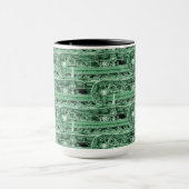 MUG FONCTIONNEMENT INGÉNIEUR CRANE OPÉRATEUR TANK VERT (Centre)