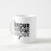 Mug Fonctionnement libre de Parkour (Devant gauche)
