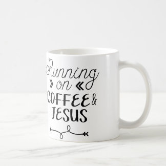 Mug Fonctionnement sur le café et Jésus