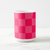Mug Fond à carreaux roses (Centre)