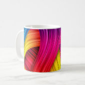 Mug fond abstrait coloré, couleur, (Devant gauche)