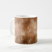 Mug fond beige brillant abstrait abstrait, art, dos (Devant gauche)