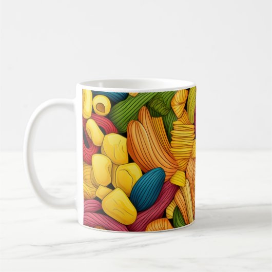 Mug Fond d'art de pâtes (Gauche)