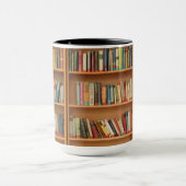 Mug Fond de bibliothèque (Centre)