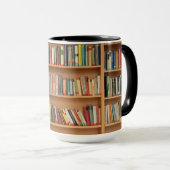Mug Fond de bibliothèque (Devant droit)