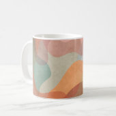 Mug Fond de blobs pastel superposés abstraits (Devant gauche)