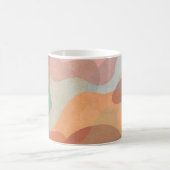 Mug Fond de blobs pastel superposés abstraits (Centre)