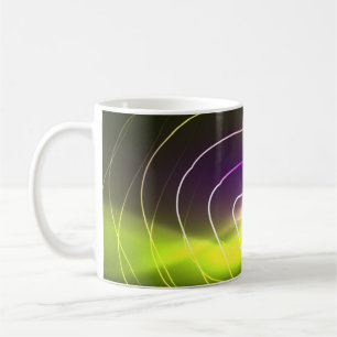 Mug Fond de lumières néon brillantes colorées avec l'a