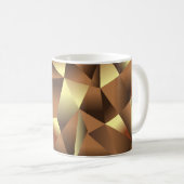 Mug Fond de polygone : Art texturé abstrait (Devant droit)