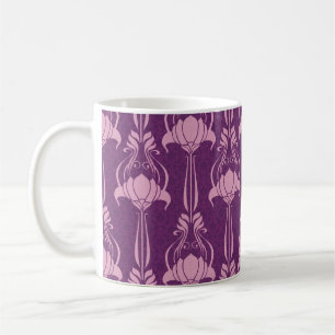 Mug Fond d'écran floral violet rose