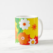 Mug Fond d'écran Funky Flower Power (Devant droit)
