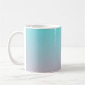 Mug Fond dégradé simple du sarcelle au rose (Gauche)