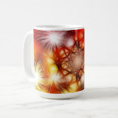 Mug Fond d'étoiles de feux d'artifice abstraits (Devant gauche)