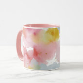 Mug Fond pastel abstrait (Devant gauche)