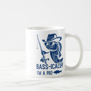 Mug Fondamentalement, je suis un pêcheur pro drôle pêc