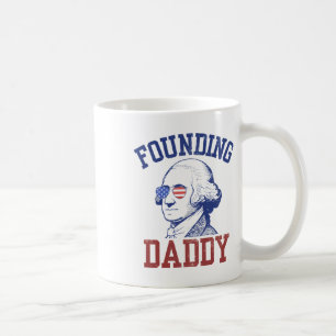 Mug Fondateur Daddy George Washington Funny 4 juillet