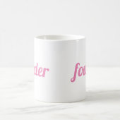 Mug Fondateur professionnel moderne Pink personnalisé (Centre)