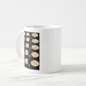 Mug Fonds de disques vinyles (Devant gauche)