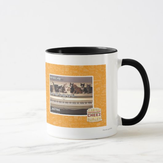 Mug Font, le Re, MI, fa, ainsi, La, Ti, Fred (Droite)