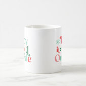 Mug Font moderne Boho Baby Il fait froid dehors Noël (Centre)