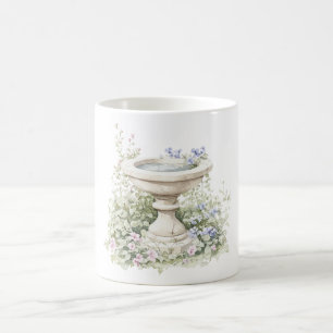 Mug Fontaine aux fleurs bleues