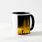 Mug Fontaine de la célèbre Tour Eiffel Paris (Devant droit)
