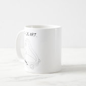 Mug Fontaine de Marcel Duchamp R.Mutt 1917 (Devant gauche)