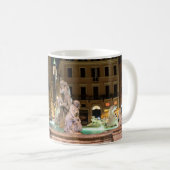 Mug Fontaine de Neptune sur la Piazza Navona - Rome (Devant droit)