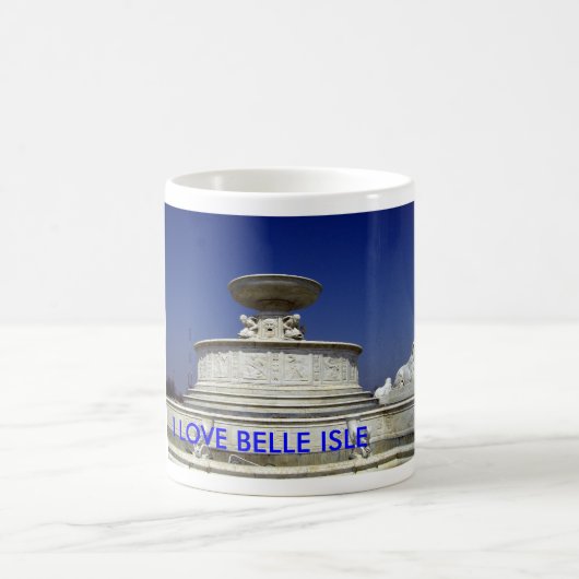 MUG FONTAINE D'ÎLE DE BELLE, J'AIME L'ÎLE DE BELLE (Centre)