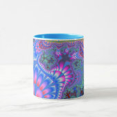 Mug Fonte arc-en-ciel bleu (Centre)