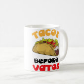 Mug Food Lovers Tacos Before Vatos (Devant droit)