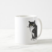 Mug FooFooCat : Chat pelucheux enorme de smoking (Devant droit)