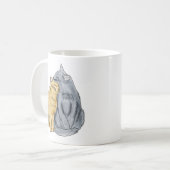 Mug FooFooCat : Étreindre des chats d'amour (Devant gauche)