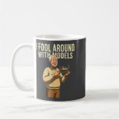 Mug Fool Around With Models Train Hobby Funny Locomoti (Gauche)